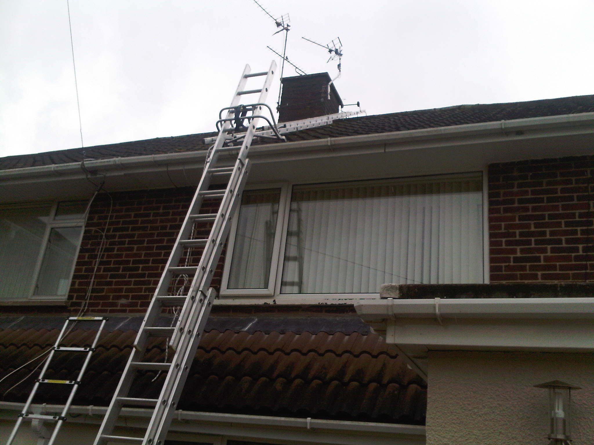 Ladder Safety for Chimney Work